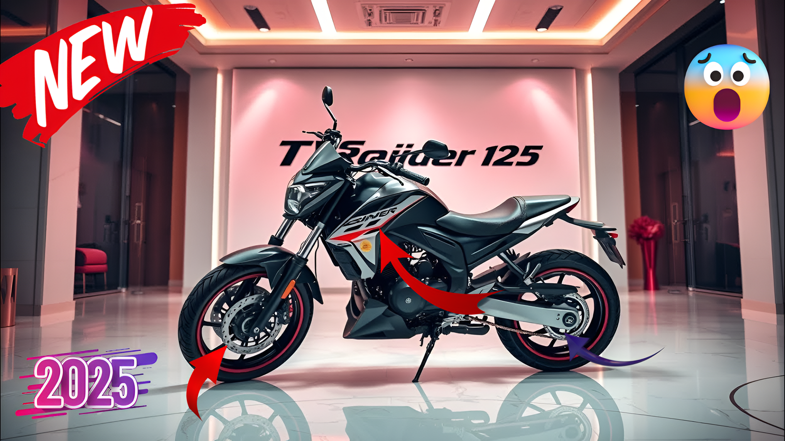 Apache का बाप बनकर मार्केट में लांच हुई TVS Rider 125cc स्पोर्टी लुक और प्रीमियम फीचर्स के साथ 75Kmp/l माइलेज